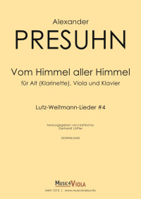M4V-1013 • PRESUHN - Vom Himmel aller Himmel - Score and part