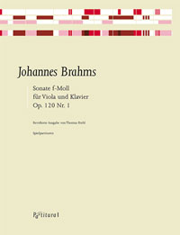 PV 2110 • BRAHMS J. - Sonata f-moll, op. 120, No. 1