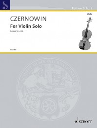 VAB 90 • CZERNOWIN - For Violin Solo, version for viola - S