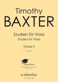 VV 014-120 • BAXTER - Studies for Viola Grade 3 - Viola part