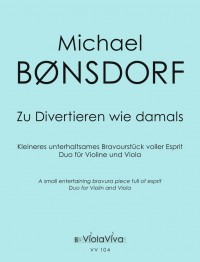 VV 104 • BØNSDORF - Zu Divertieren wie Damals - Part. & St.