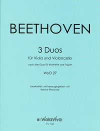 VV 182 • BEETHOVEN - Three Duets - Parts (2)
