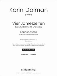 VV 183-1 • DOLMAN - Vier Jahreszeiten, Suite - Klarinette