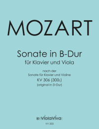 VV 203 • MOZART - Sonata - Piano score, part (1)