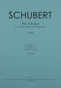 VV 304 • SCHUBERT - Piano trio in B flat major op.99, Va