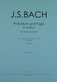 VV 451 • BACH - Prelude and fugue - Score, parts (4)