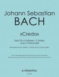 VV 501 • BACH - Credo - opening movement for string octet -