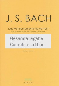 VV 601 • BACH - Wohltemp. Klavier 1 in string work. Complet
