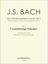 VV 624 • BACH - Wohltemperiertes Klavier Part 2, Vol. 7: Tw