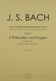 VV 633 • BACH - Wohltemperiertes Klavier Part 2, Vol. 2: 5 