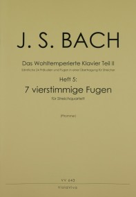VV 643 • BACH - Wohltemp. Klavier part 2, vol. 5