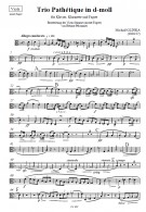 Notenbeispiel / Music example Viola statt Fagott