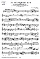 Notenbeispiel / Music example Violine statt Klarinette