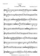 Notenbeispiel Klarinette / Example Clarinet