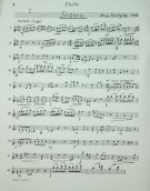 Notenbeispiel / Score example Violine