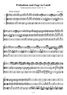 Notenbeispiel / Score example Prelude in F minor