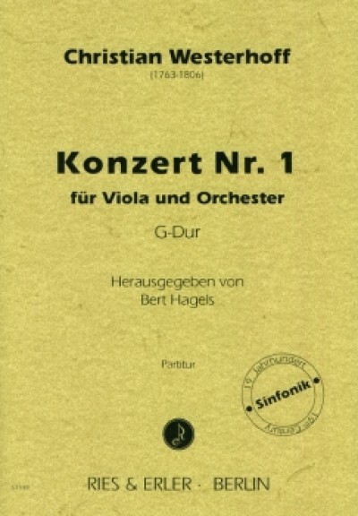 Konzert Nr. 1, G-dur, für Bratsche und Orchester