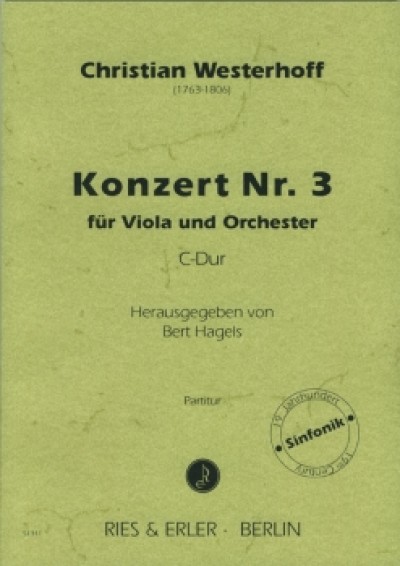 Konzert Nr. 3, C-dur, für Bratsche und Orchester