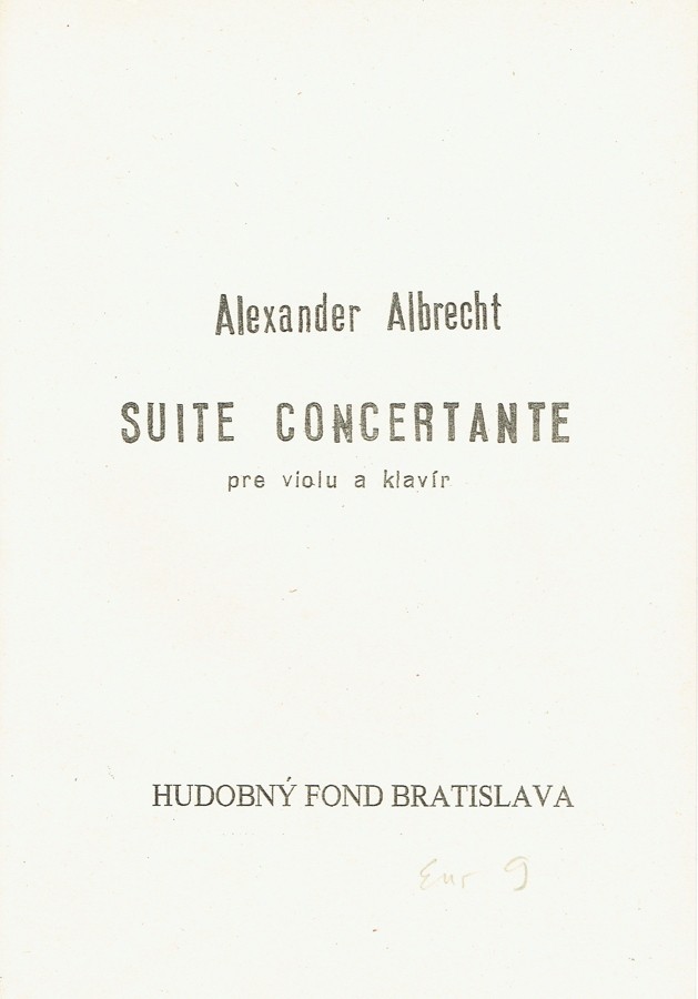 Suite concertante, für Bratsche und Orchester