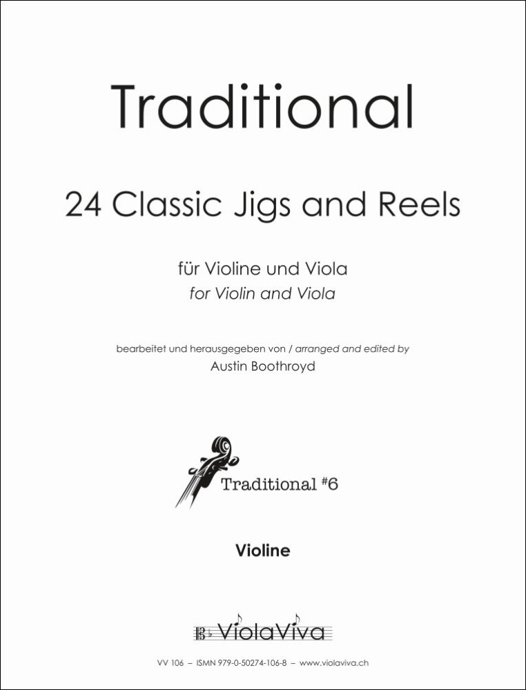 24 Classic Jigs and Reels, arranged for Violin and Viola