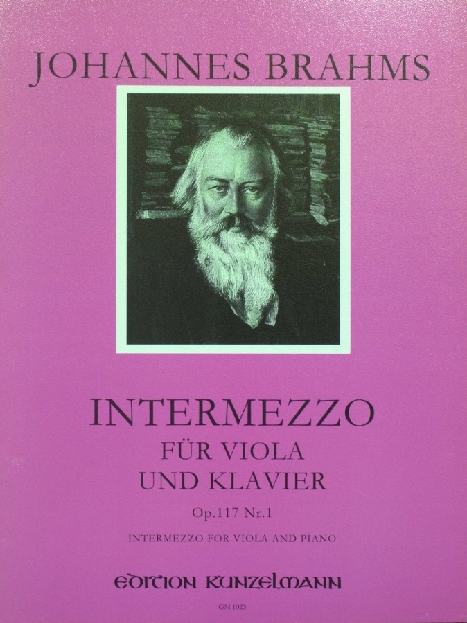 Intermezzo Eb-major, op. 117, No. 1, for Piano, arranged for Viola and Piano