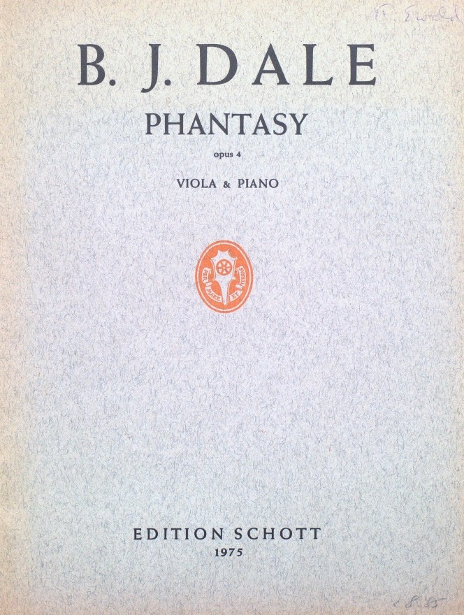 Phantasy, op. 4, für Bratsche und Klavier