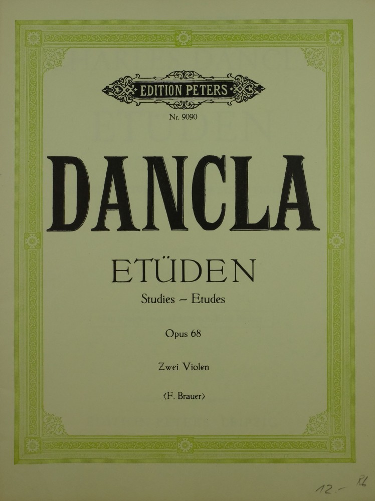 Etüden, op. 68, für 2 Bratschen