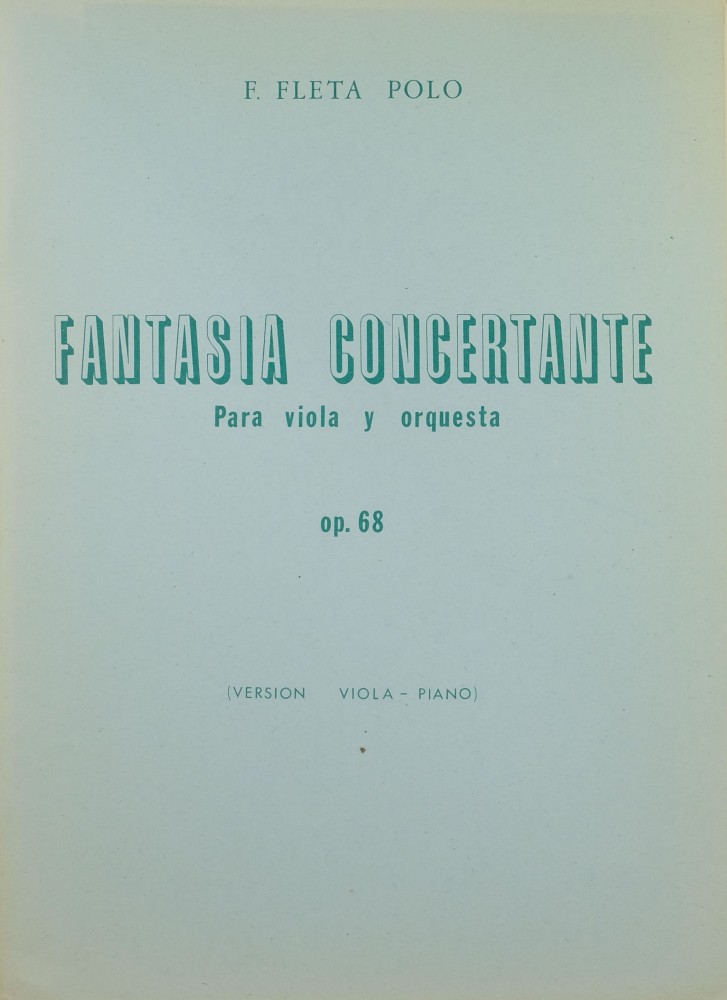Fantasia concertante, op. 68, für Bratsche und Orchester