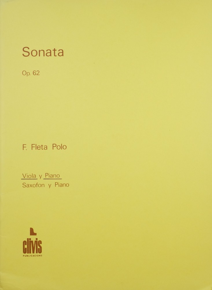 Sonata, op. 62, für Bratsche und Klavier