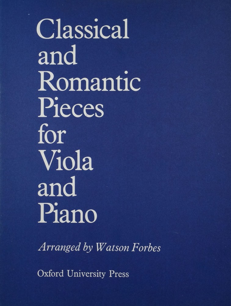 Classical and Romantic Pieces, für Bratsche und Klavier