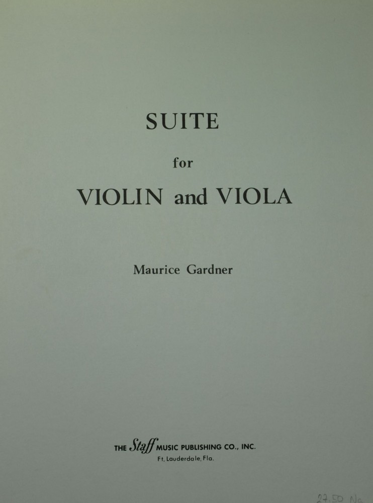 Suite für Violine und Bratsche