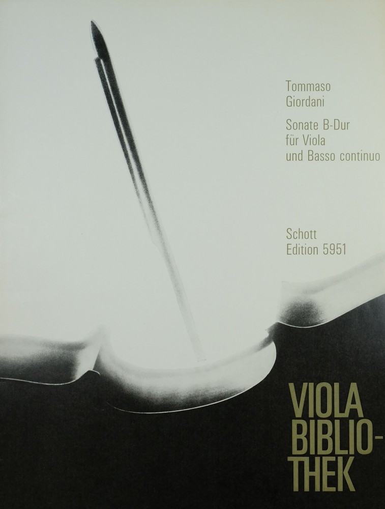 Sonate B-dur, für Bratsche und Basso continuo