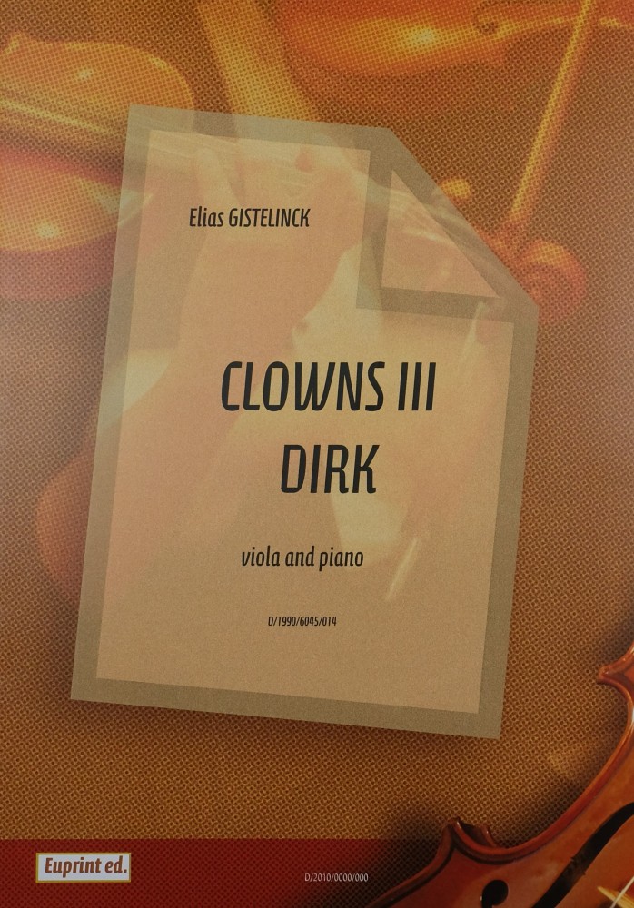 Clowns III. Dirk, op. 48, für Bratsche und Klavier