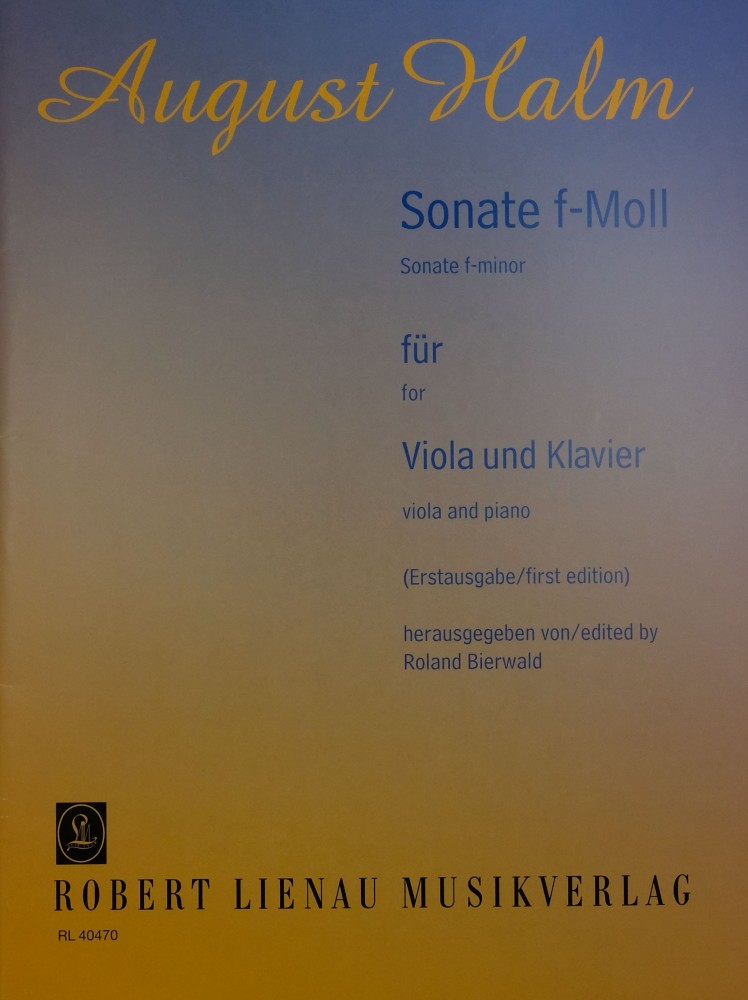 Sonate f-moll, für Bratsche und Klavier (Cembalo)
