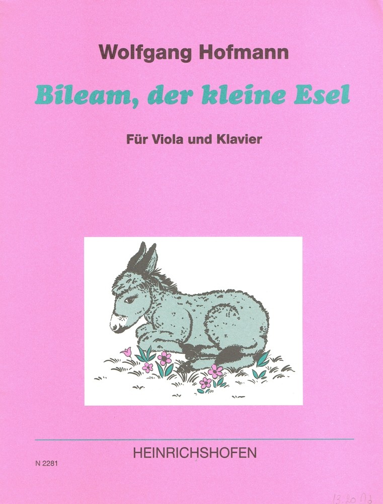 Bileam, der kleine Esel, für Bratsche und Klavier