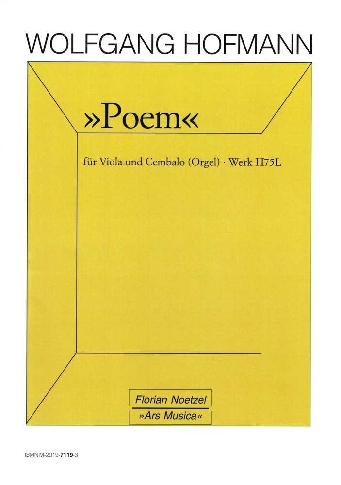 Poem, für Bratsche und Cembalo (Orgel)