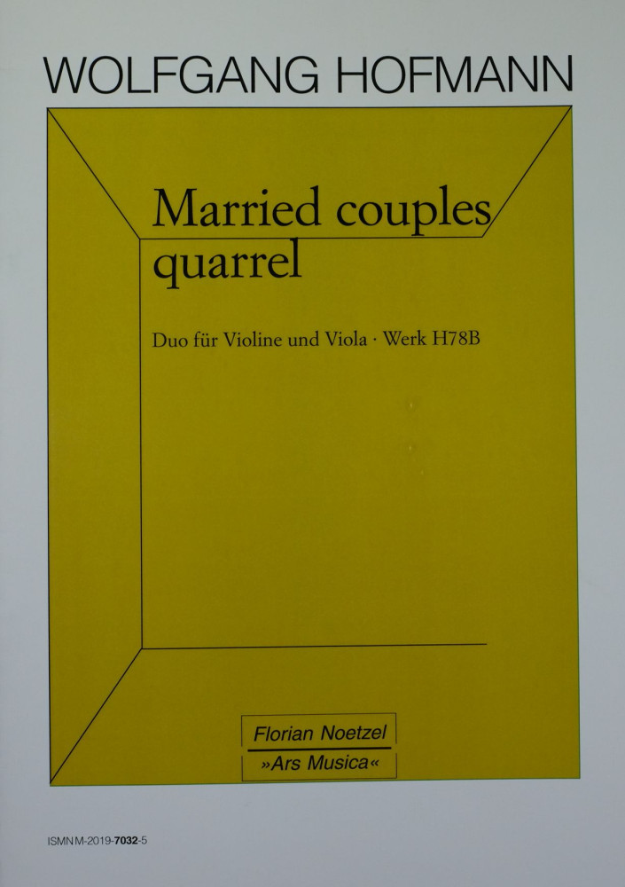 Married Couples Quarrel, für Violine und Bratsche