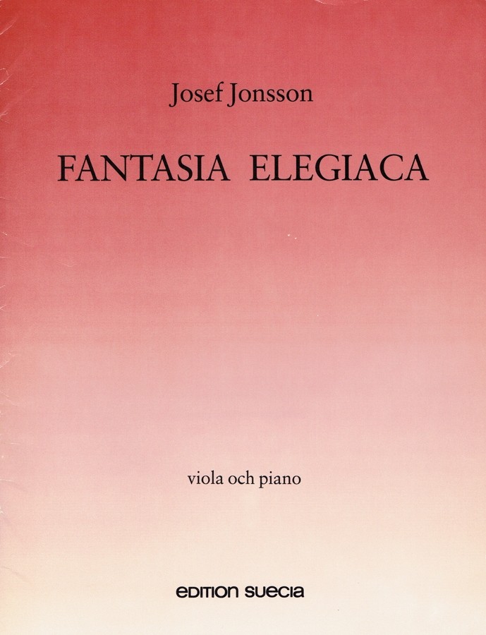 Fantasia elegiaca, for Viola and Piano