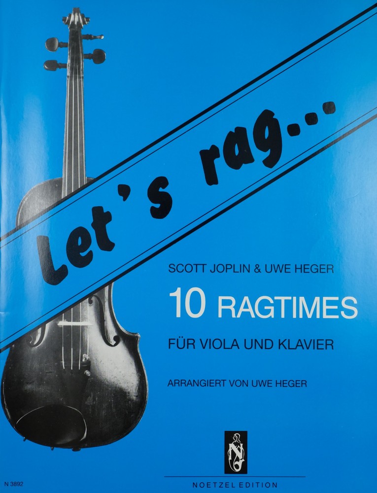 Let's rag ... 10 Ragtimes, arrangiert für Bratsche und Klavier