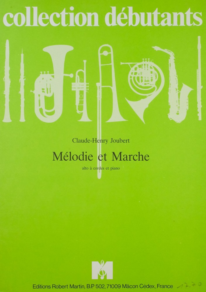 Mélodie et Marche, für Bratsche und Klavier