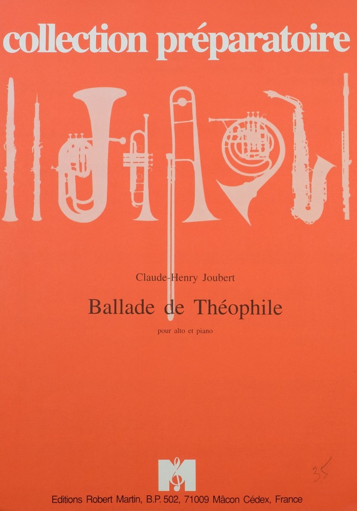 Ballade de Théophile, für Bratsche und Klavier