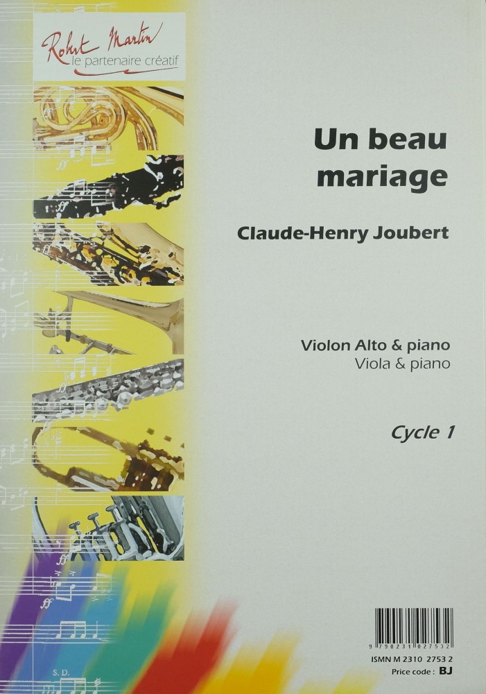 Un beau mariage, for Viola and Piano