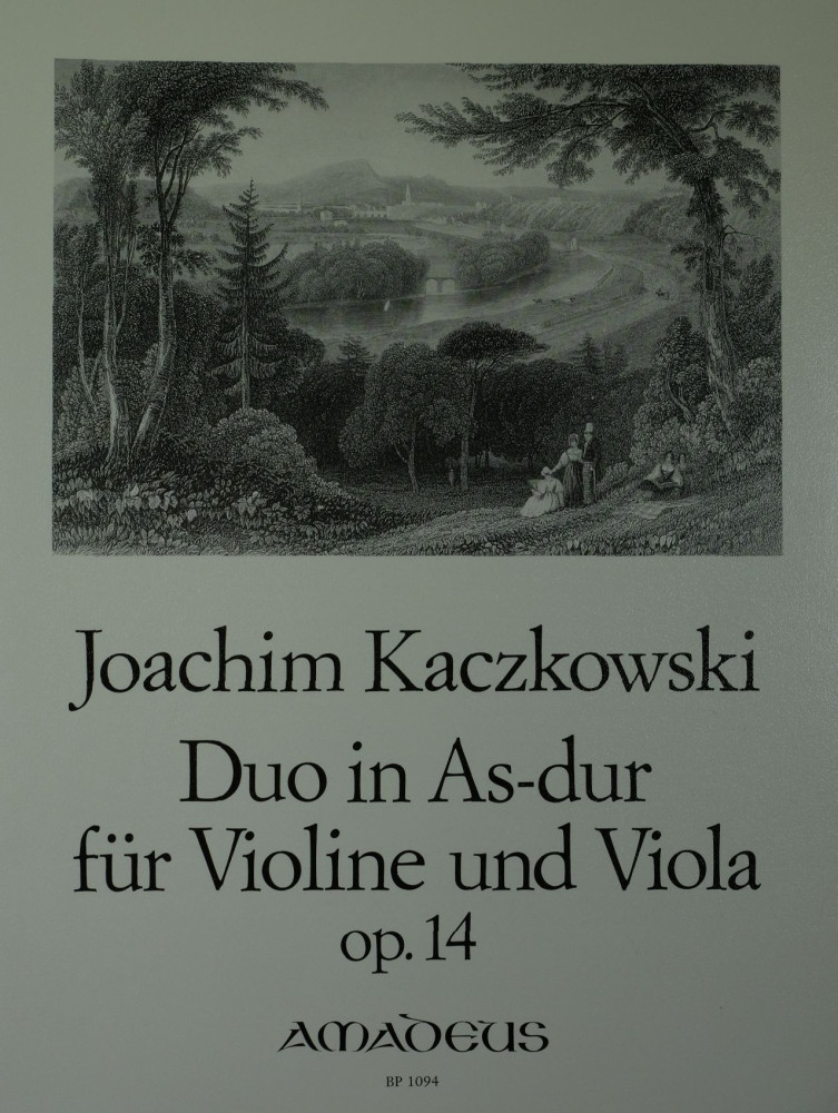 Duo As-dur, op. 14, für Violine und Bratsche