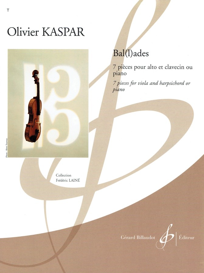 Bal(l)ades. 7 Pièces, für Bratsche und Cembalo (Klavier)