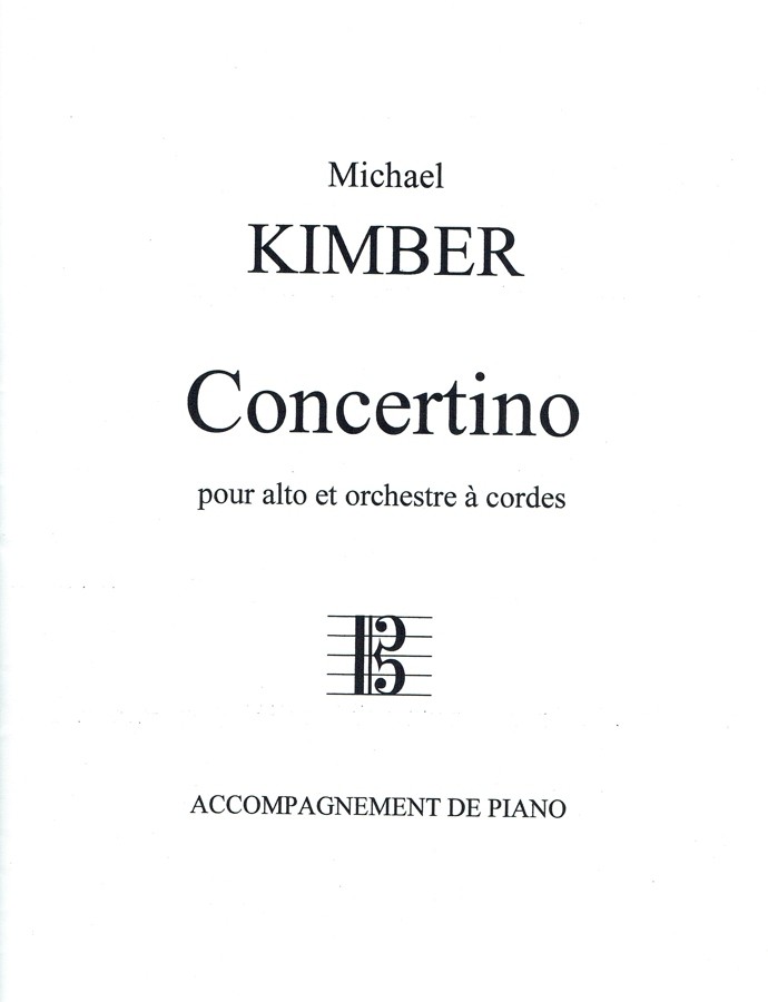Concertino, für Bratsche und Streicher
