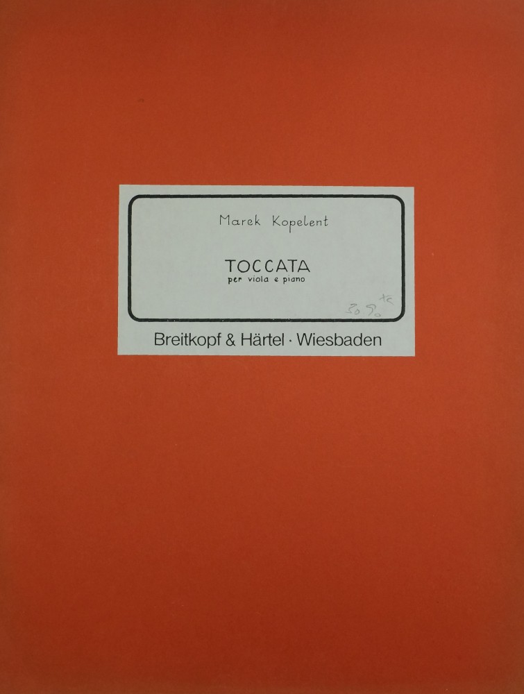 Toccata, für Bratsche und Klavier