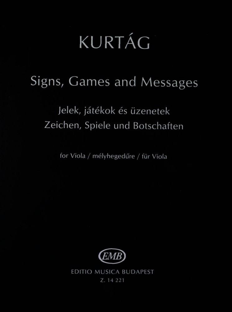 Jelek, játékok és üzenetek (Signs, Games and Messages) für 2 Bratschen