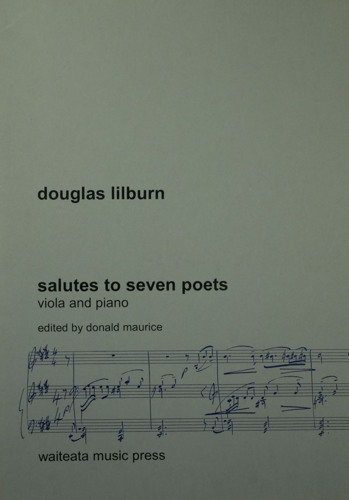 Salutes to Seven Poets, für Violine und Klavier, arrangiert für Bratsche und Klavier, 2010