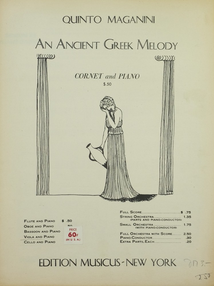 An Ancient Greek Melody, für Bratsche und Klavier