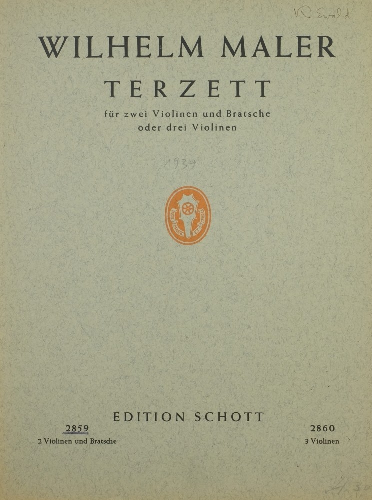 Terzett for 2 Violins and Viola